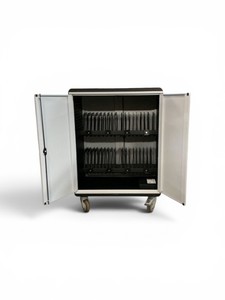 Anywhere Cart AC-45 is a 45-bay charging cart designed for tablets and laptops up to 15 Retail $2200