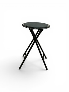 Black Folding Stool Retail $499