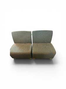 Set of Two Steelcase Turnstone Jenny Armless Guest Seat Retail $1933 each