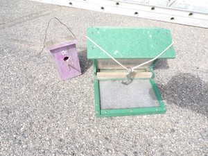 Bird Feeder and Bird House