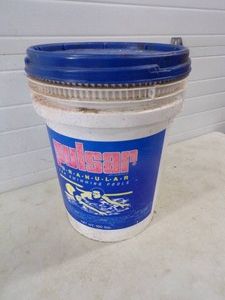Large Plastic Pail with Screw on Lid