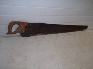 Large Vintage Hand Saw