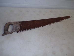 Large Vintage Hand Saw