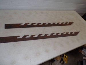 Pair of Vintage Ice Saw Blades