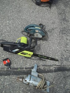 Electric Chain Saw, Inverter, Circular Saw and Drill