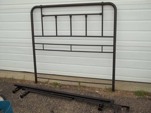 Full Size Bed Headboard with Frame