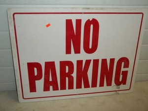 No Parking Composite Sign