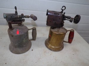 Pair of Vintage Torches