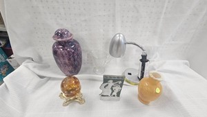 81 Avon Bouquet Vase, Jasperware, Paperweigt, misc