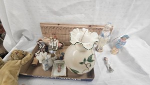 Phoenix and Consilidated Glass with Magnolia, Porcelain Figurine