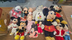 Lot of Stuffed Toys included lots of Mickey Mouse