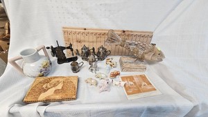 Childrens Sewing Machine, Erector Ad, Minis, Fish Art