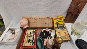 Tiddly Winks, Porcelain Doll Parts, Etc
