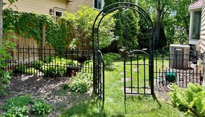 Wrought Iron Garden Arbor & Fence Sections - Lots 5 and 6 are Coordinating