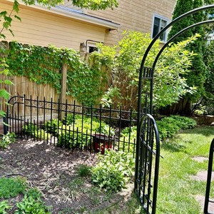 Wrought Iron Garden Arbor & Fence Sections - Lots 5 and 6 are Coordinating