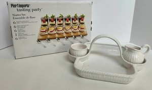 Pier 1 Imports Tasting Party Starter Set & Berry Basket With Sugar & Creamer