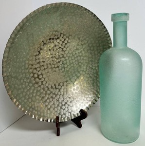 West Elm Glass Bottle & 15 Platter Mixed Lot