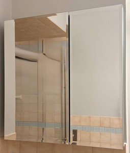Mirrored Bathroom Cabinet 25 X 5 X 26 in