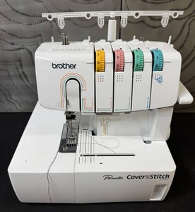 Brother 2340CV Coverstitch Machine With Pedal & Baby Lock Feet Package