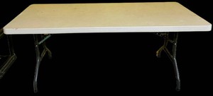 Lifetime Folding Table 72 X 29 in