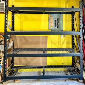 Steel Storage Rack 77 X 24 X 78 in