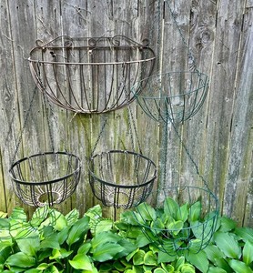 Wire Flower Basket Set (Lot of 5)