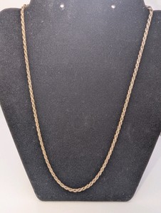 925 sterling silver rope chain, 20