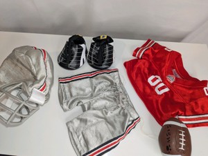 Build-A-Bear Workshop Ohio State University football uniform set