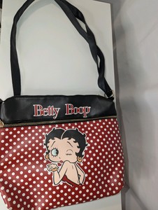 Faux leather Betty Boop crossbody bag