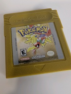 Pokmon Gold Version for the Nintendo Game Boy Color, stamped 22