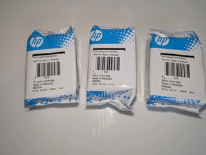 Instant Ink 63302 Tri-color cartridge, (2) HP Instant Ink 4XL Black Cartridges