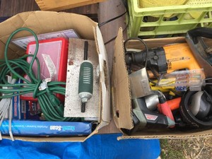 2 Boxes Misc ToolGarage