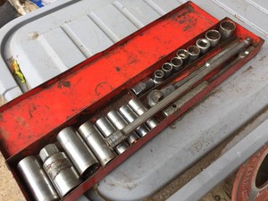 Vintage Mostly THORSEN 38 Dr Socket Set