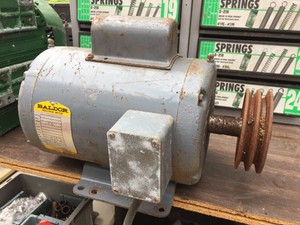 BALDOR Industrial Motor - 3 HP - 3450 RPM - 1 PH