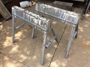 Metal Folding Saw Horses