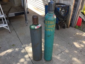 Oxygen  Acetylene - Welding Tanks