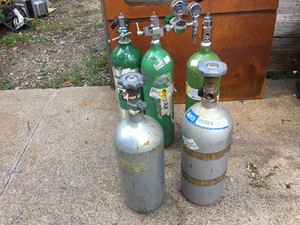 Oxygen Tanks - For Welding  For People