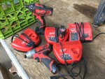 MILWAUKEE M12 Driver Tools - Batteries - 4 Chargers