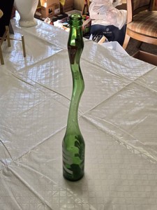 7Up Wavy Glass Bottle