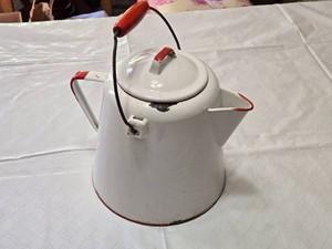 Enamel Metal Coffee Pot
