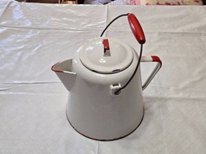 Enamel Metal Coffee Pot