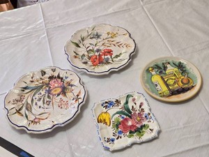 Decorative Ceramic Plates from Italy