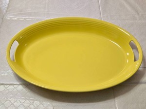 Fiesta 19.5 Yellow Oval Serving Platter