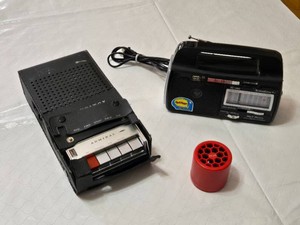 Admiral Cartridge Tape Recorder, Supersonic SC-1082 Radio, and 808 Bluetooth Speaker - All Untested