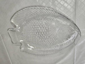 Fish Shaped Glass Platter