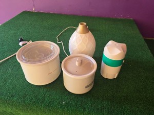Crock-Pot, Young Living Essential Oil Diffuser, and Kitchen Items