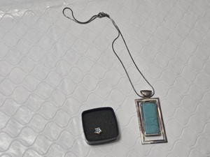 Turquoise Necklace and Star-Shaped Charm