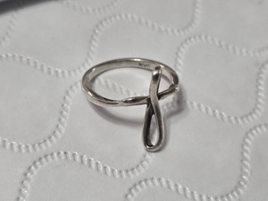 Sterling Silver X Design Ring