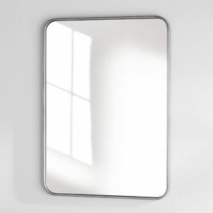 Sabine Metal Rounded Rectangle Wall Mirror 48 x 30 NEW