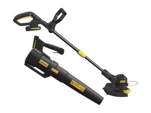 Yardworks  20-Volt Cordless 12 String Trimmer & 350 CFM Leaf Blower Combo Kit